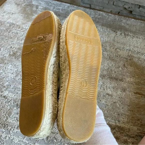 Soludos Piñata Chambray Espadrille Slip On Shoes Flats Loafers Beach: 9.5 - Picture 9 of 11